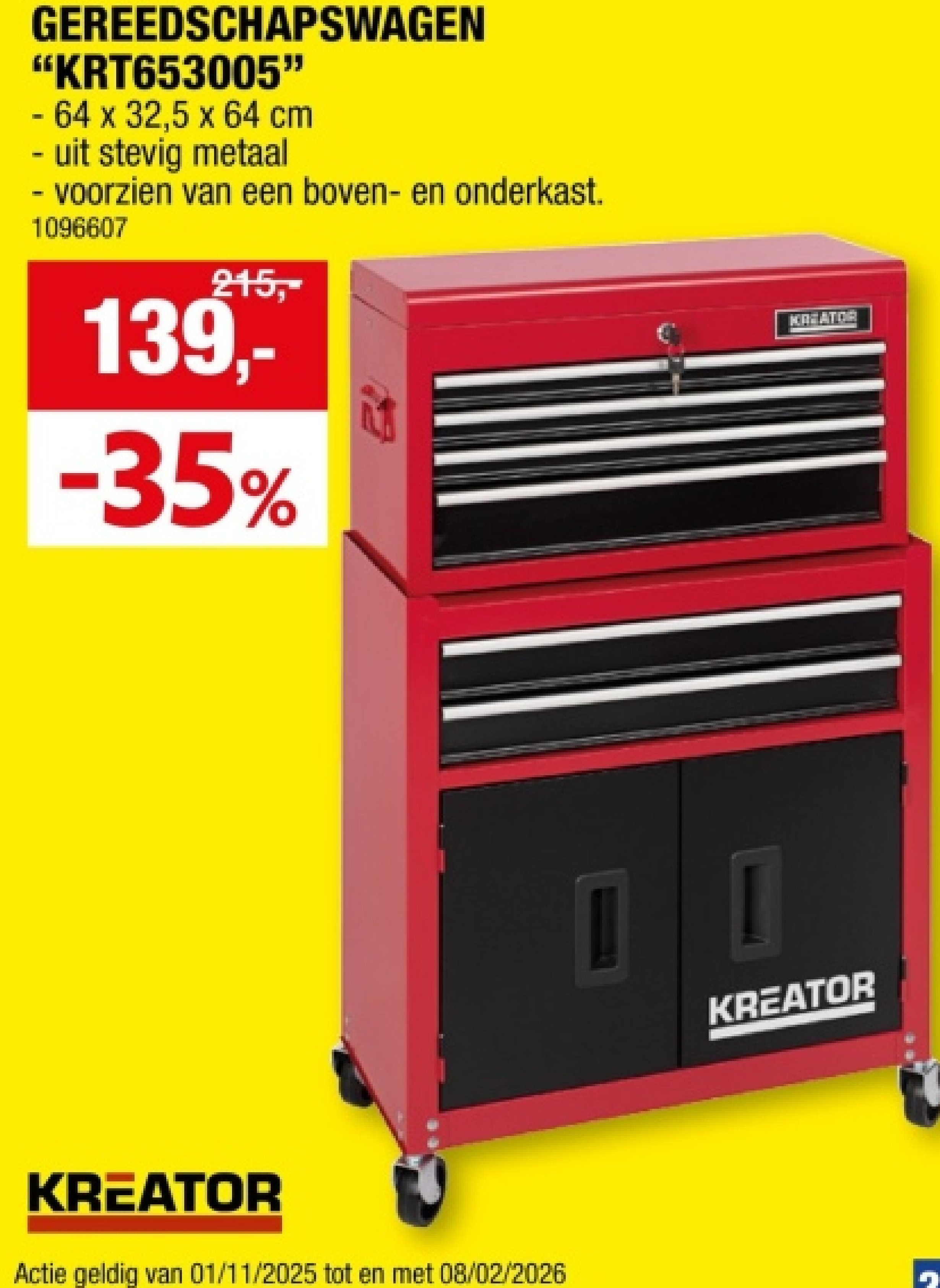 GEREEDSCHAPSWAGEN "KRT653005"