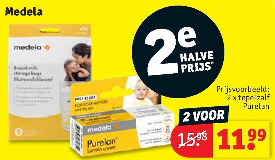 Medela 2 x tepelzalf Purelan