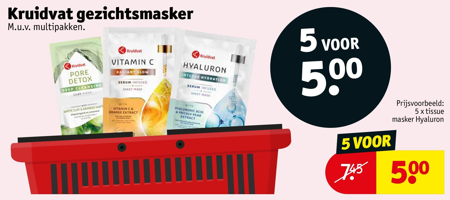 Kruidvat gezichtsmasker