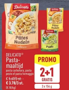 Pasta- maaltijd