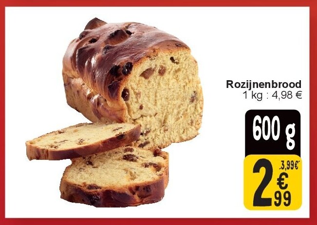 Rozijnenbrood
