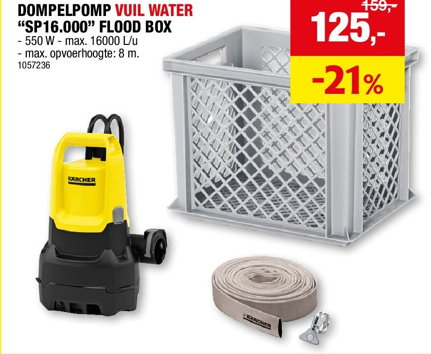 DOMPELPOMP VUIL WATER “SP16.000” FLOOD BOX