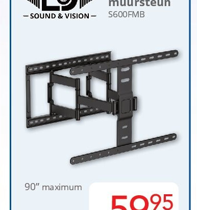 Draaibare muursteun S600FMB
