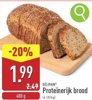 Proteïnerijk brood