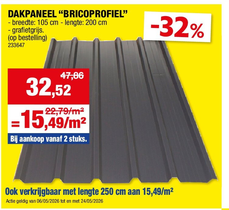 DAKPANEEL “BRICOPROFIEL”