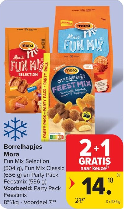 Borrelhapjes Mora