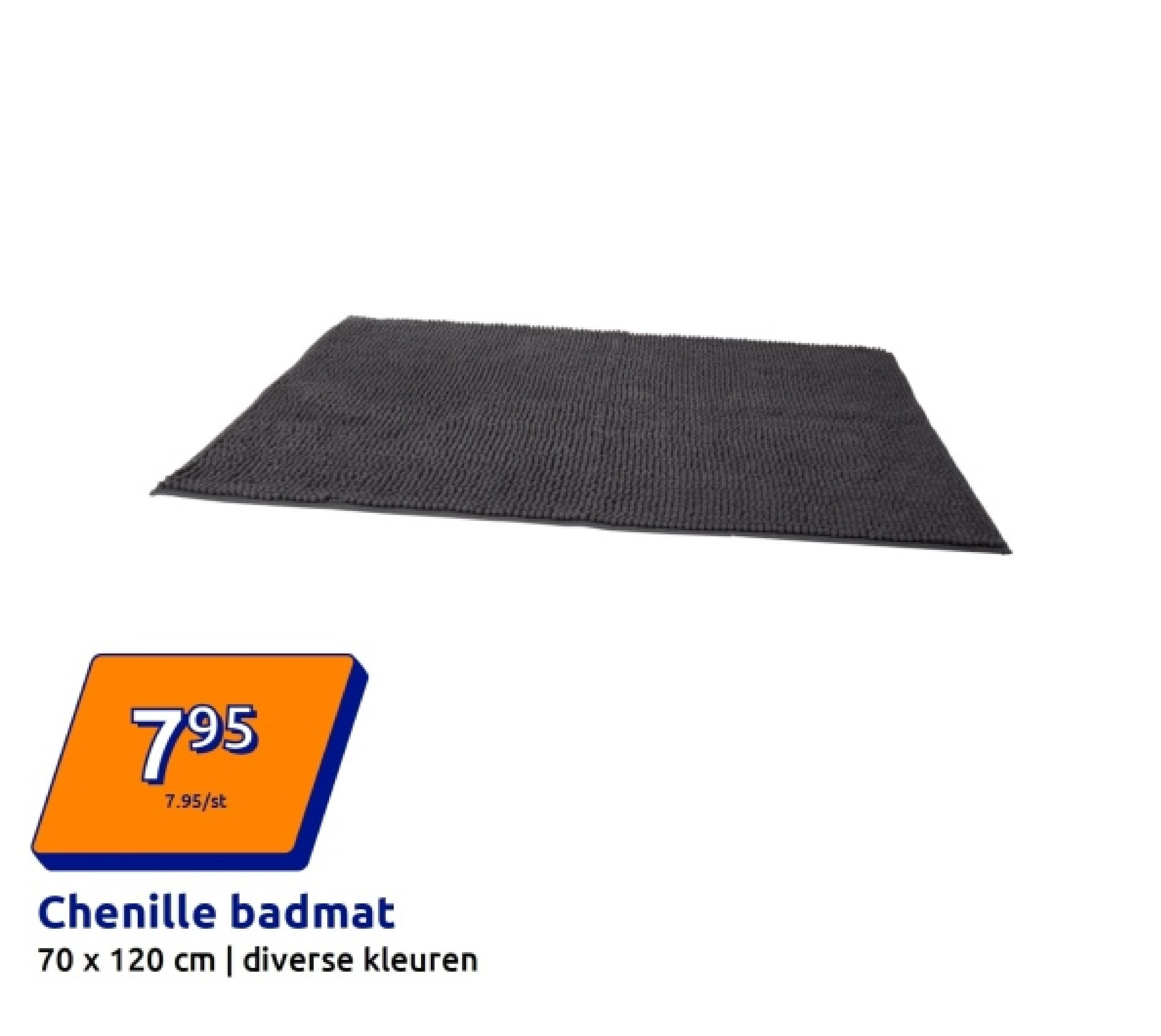 Chenille badmat