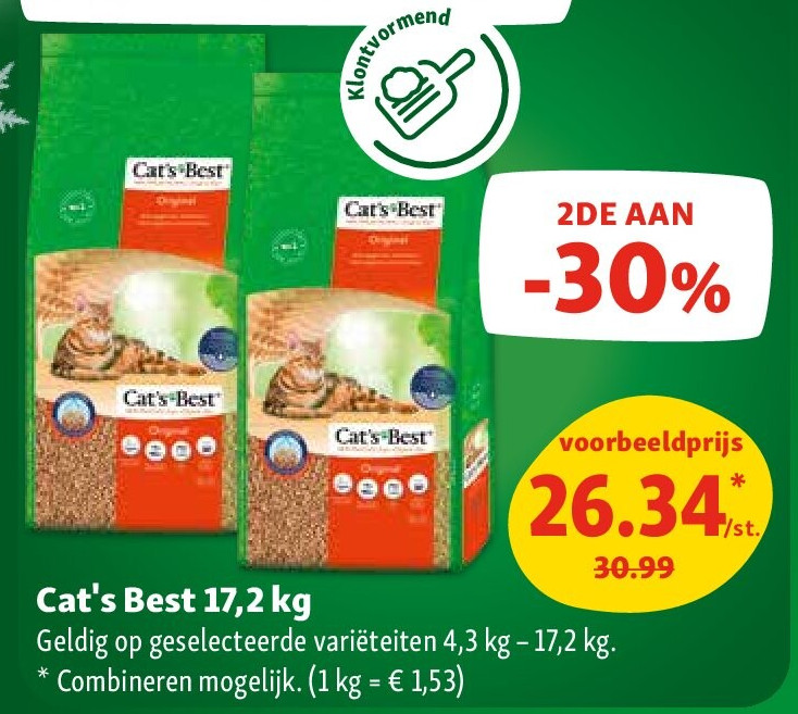 Cat's Best 17,2 kg