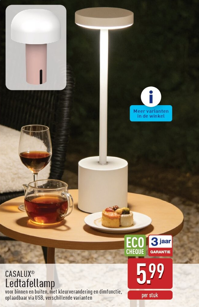 Ledtafellamp