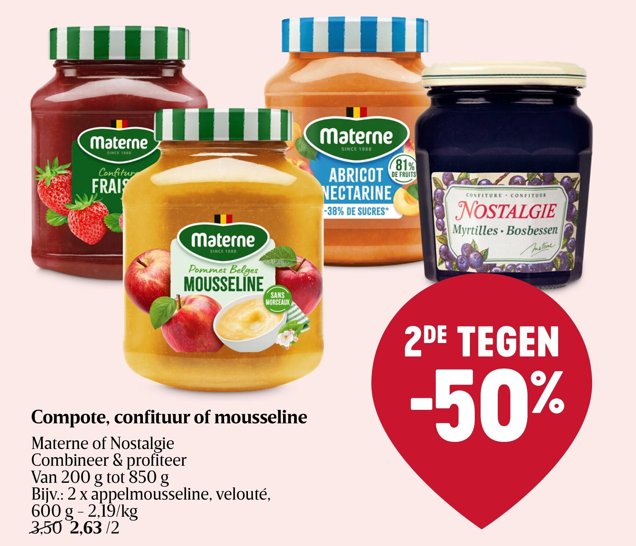 Compote, confituur of mousseline