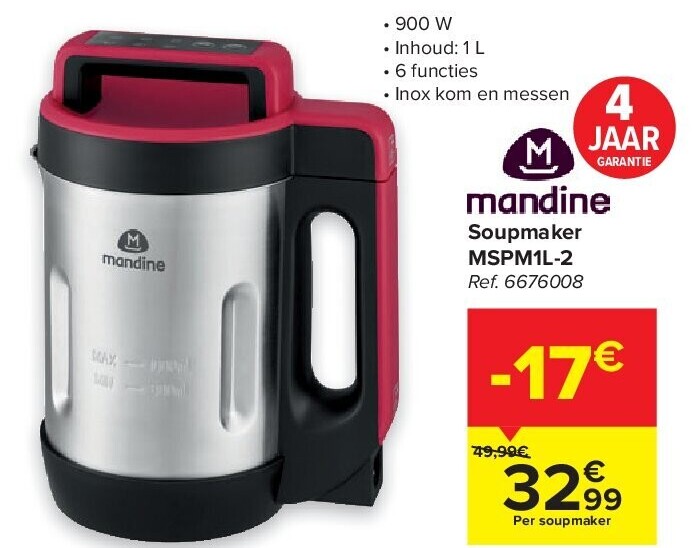 Soupmaker MSPM1L-2 Ref. 6676008
