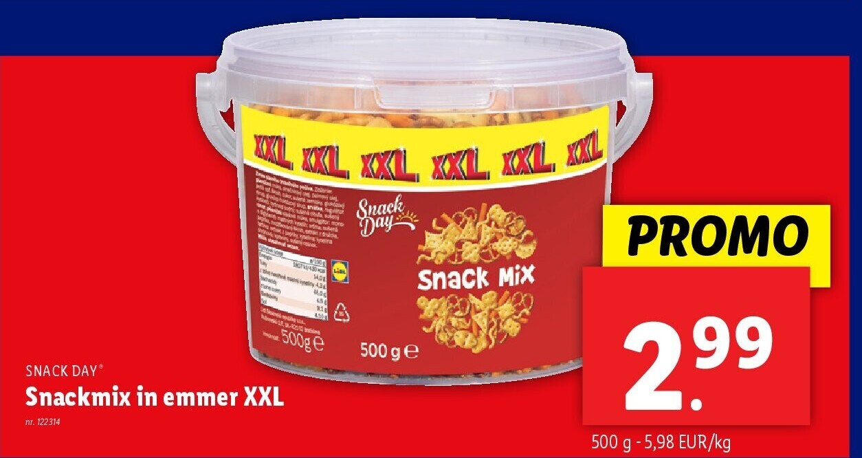 Snackmix in emmer XXL