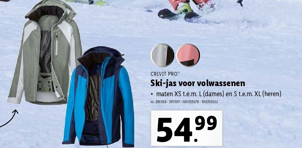 Ski-jas voor volwassenen