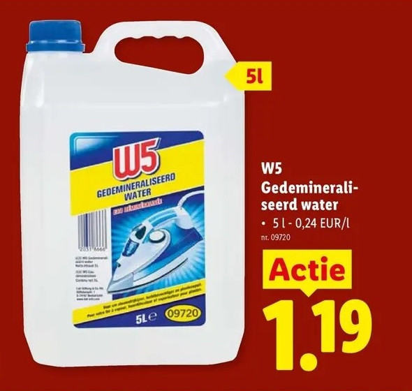 Gedemineraliseerd water