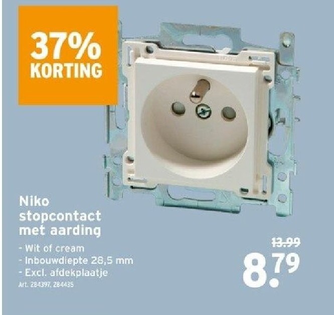Niko stopcontact met aarding