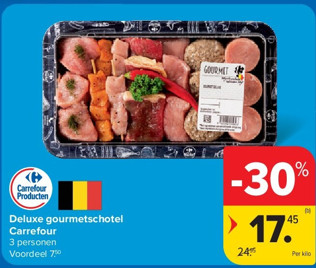Deluxe gourmetschotel Carrefour