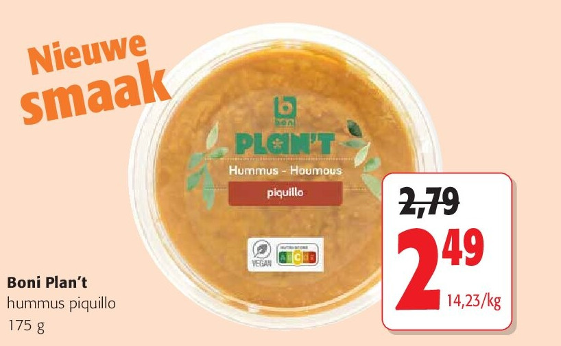 Boni Plan’t hummus piquillo 175 g