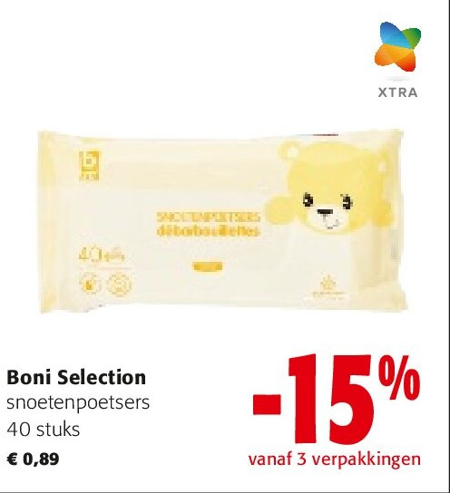 Boni Selection snoetenpoetsers 40 stuks