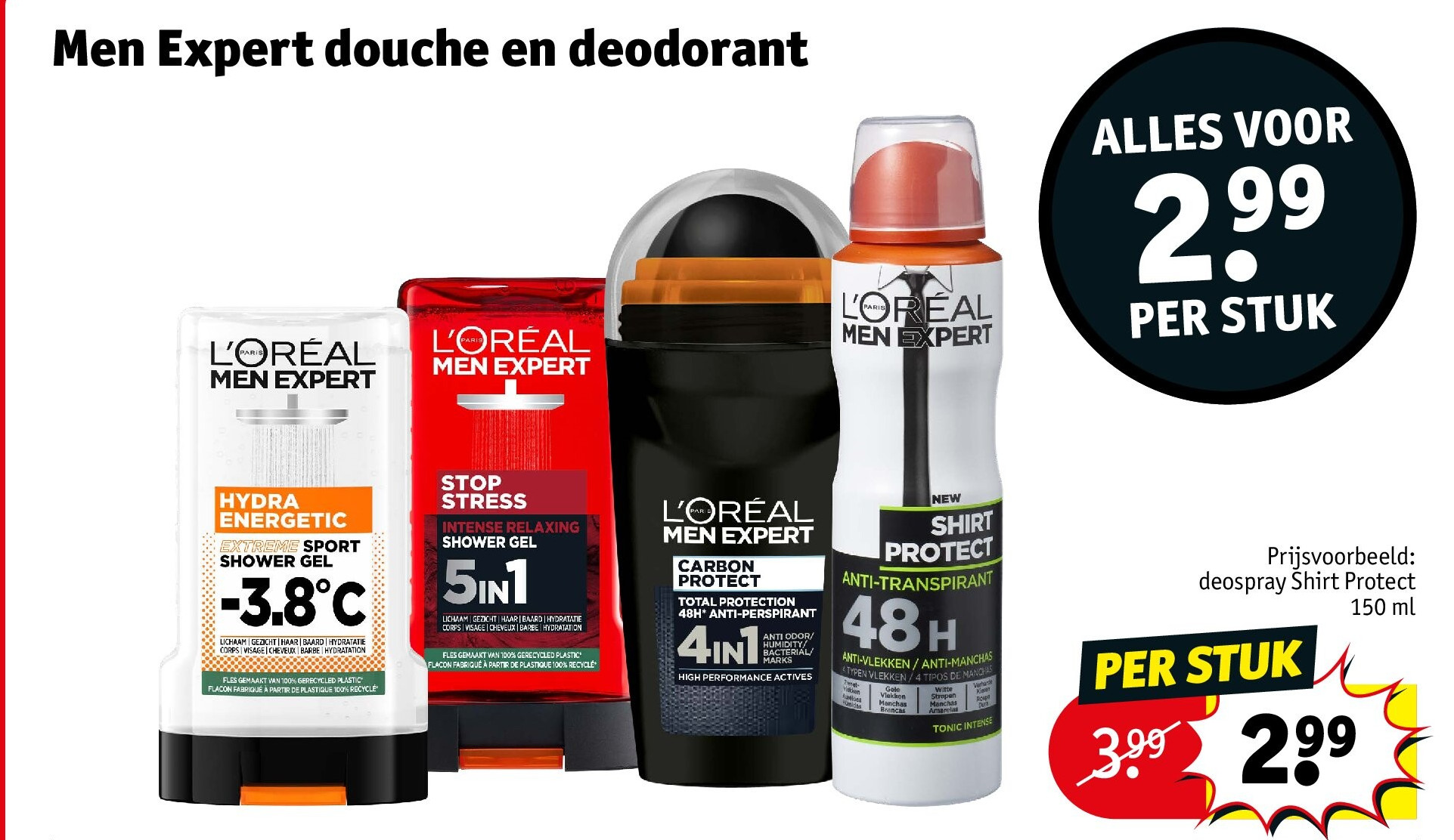 Men Expert douche en deodorant
