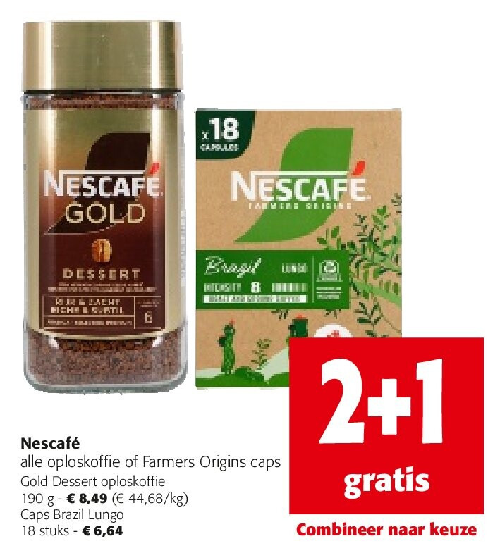 Nescafé Gold Dessert oploskoffie 190 g