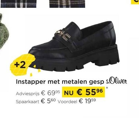 Instapper met metalen gesp