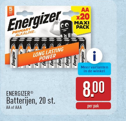 Batterijen, 20st.