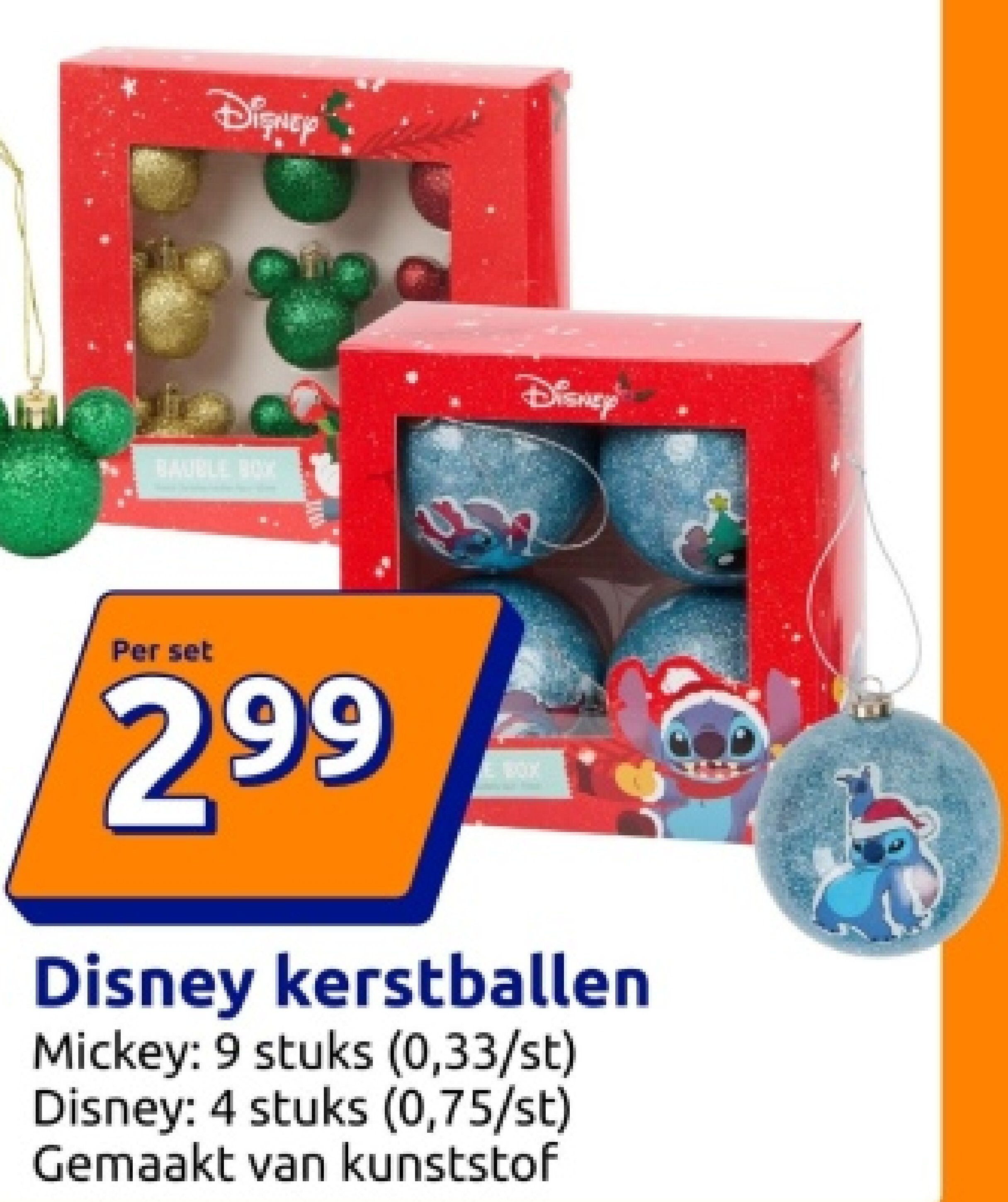 Disney kerstballen