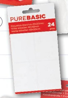 Set van 24 etiketten