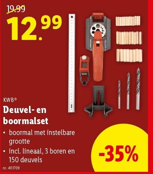 Deuvel- en boormalset