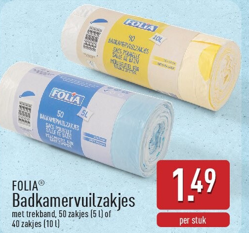 Badkamervuilzakjes