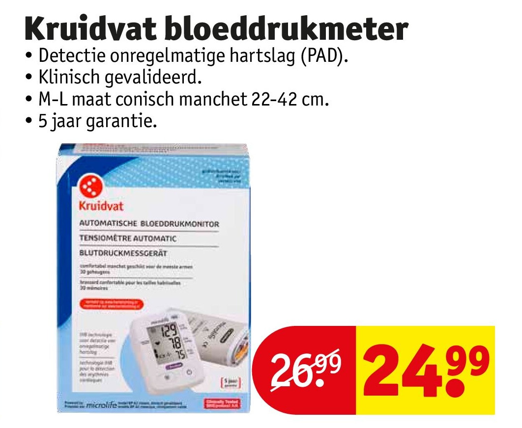Kruidvat bloeddrukmeter