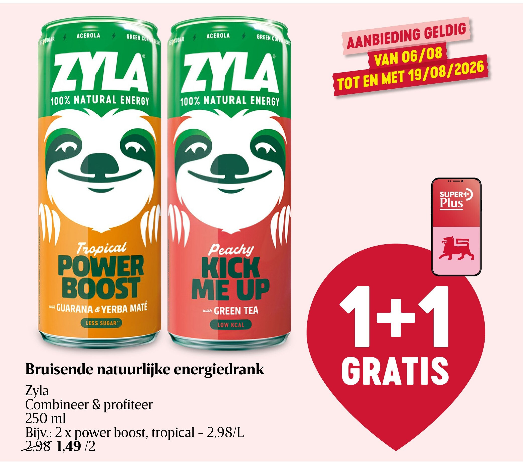 Bruisende natuurlijke energiedrank