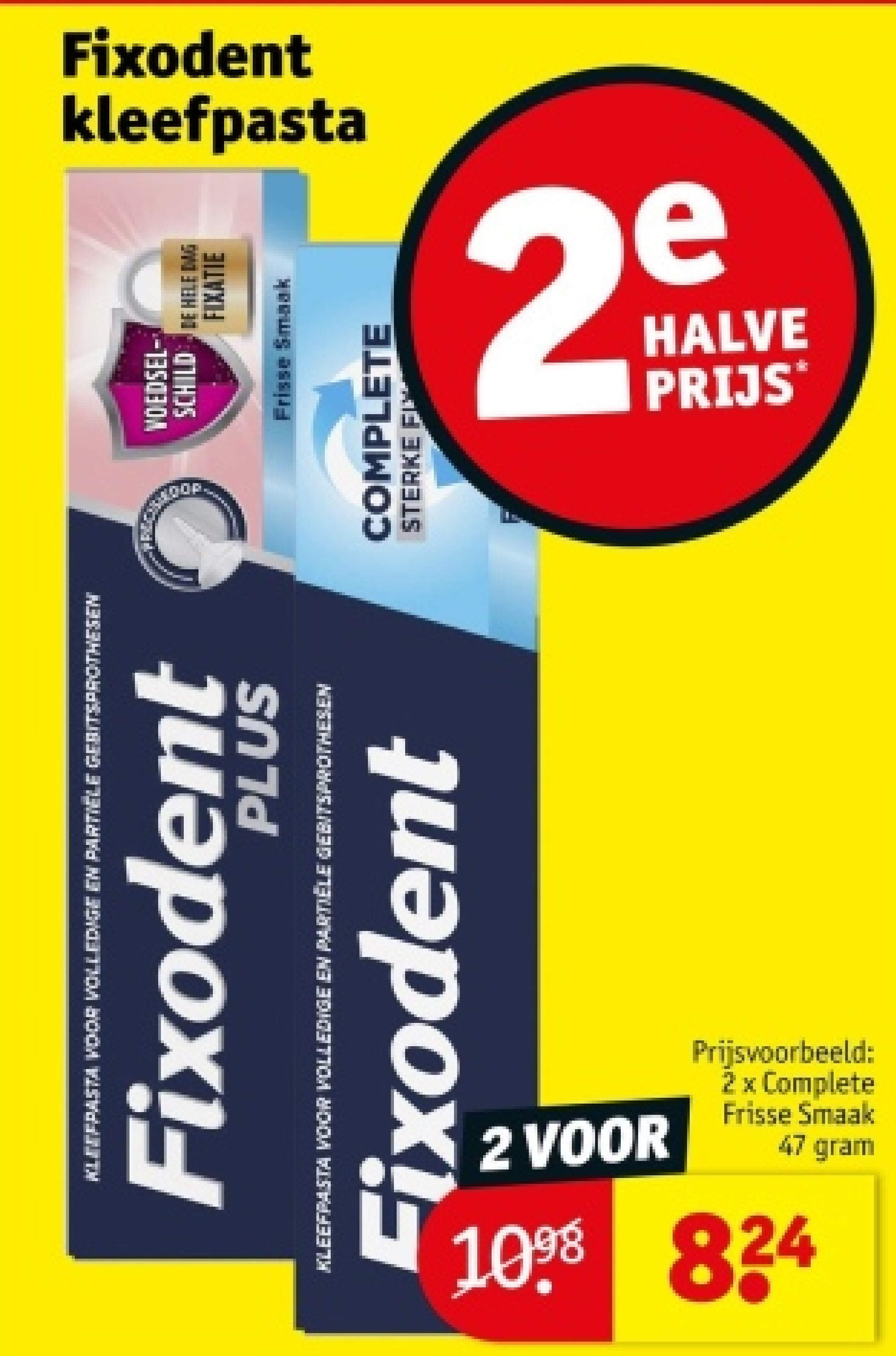 Fixodent kleefpasta