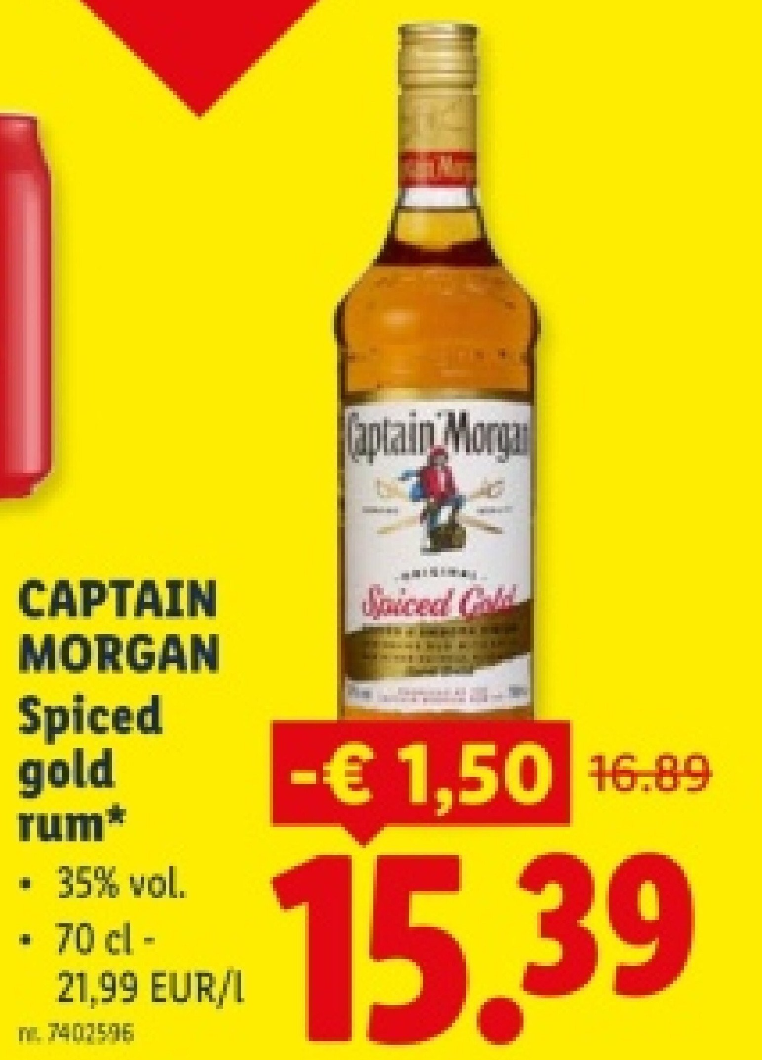 MORGAN Spiced gold rum