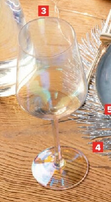 Set van 4 wijnglazen