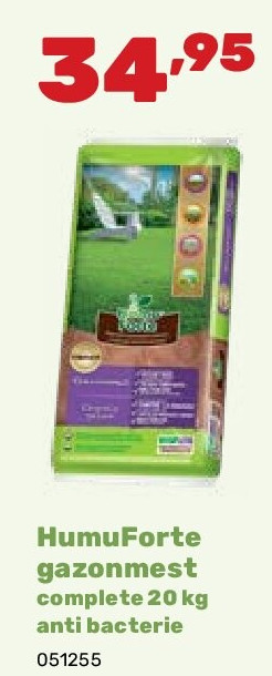 HumuForte gazonmest complete 20 kg anti bacterie