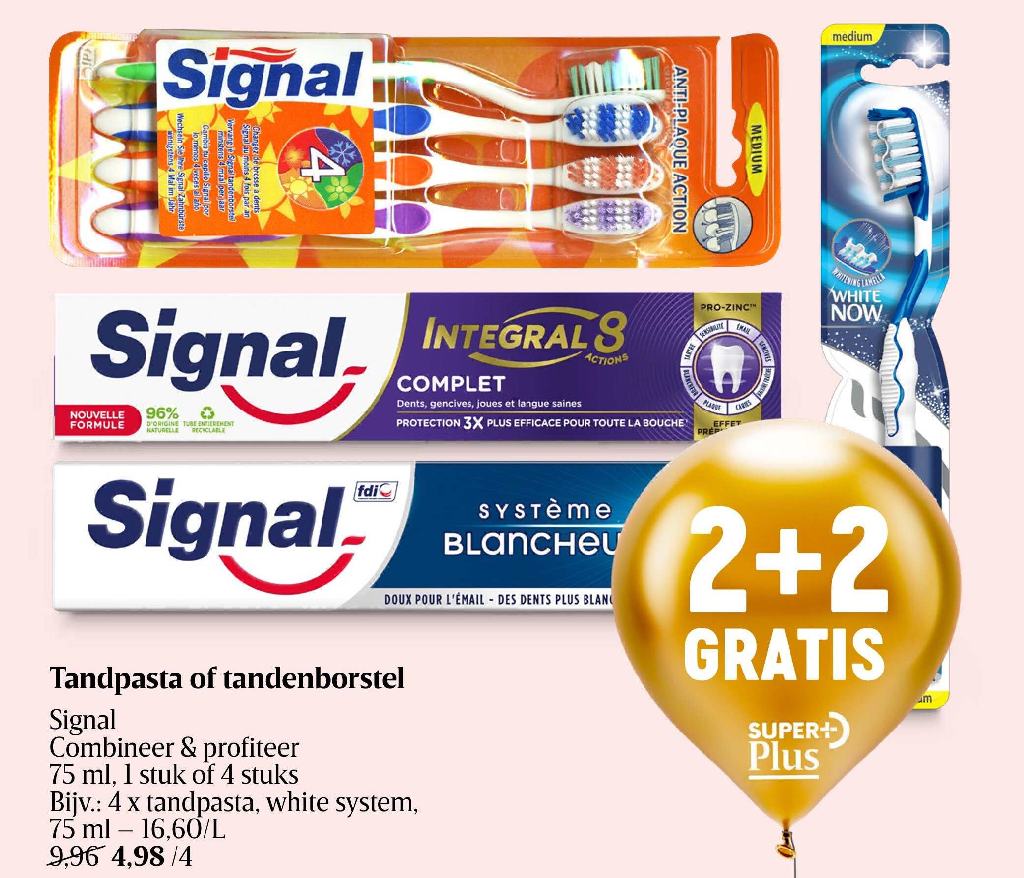 Tandpasta of tandenborstel