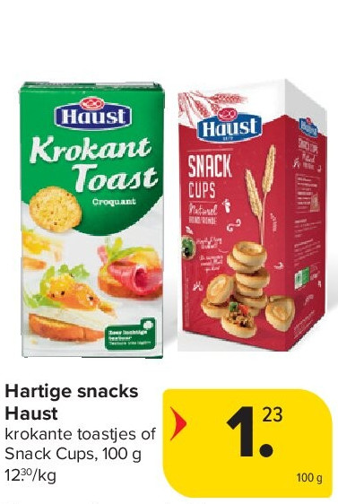 Hartige snacks Haust