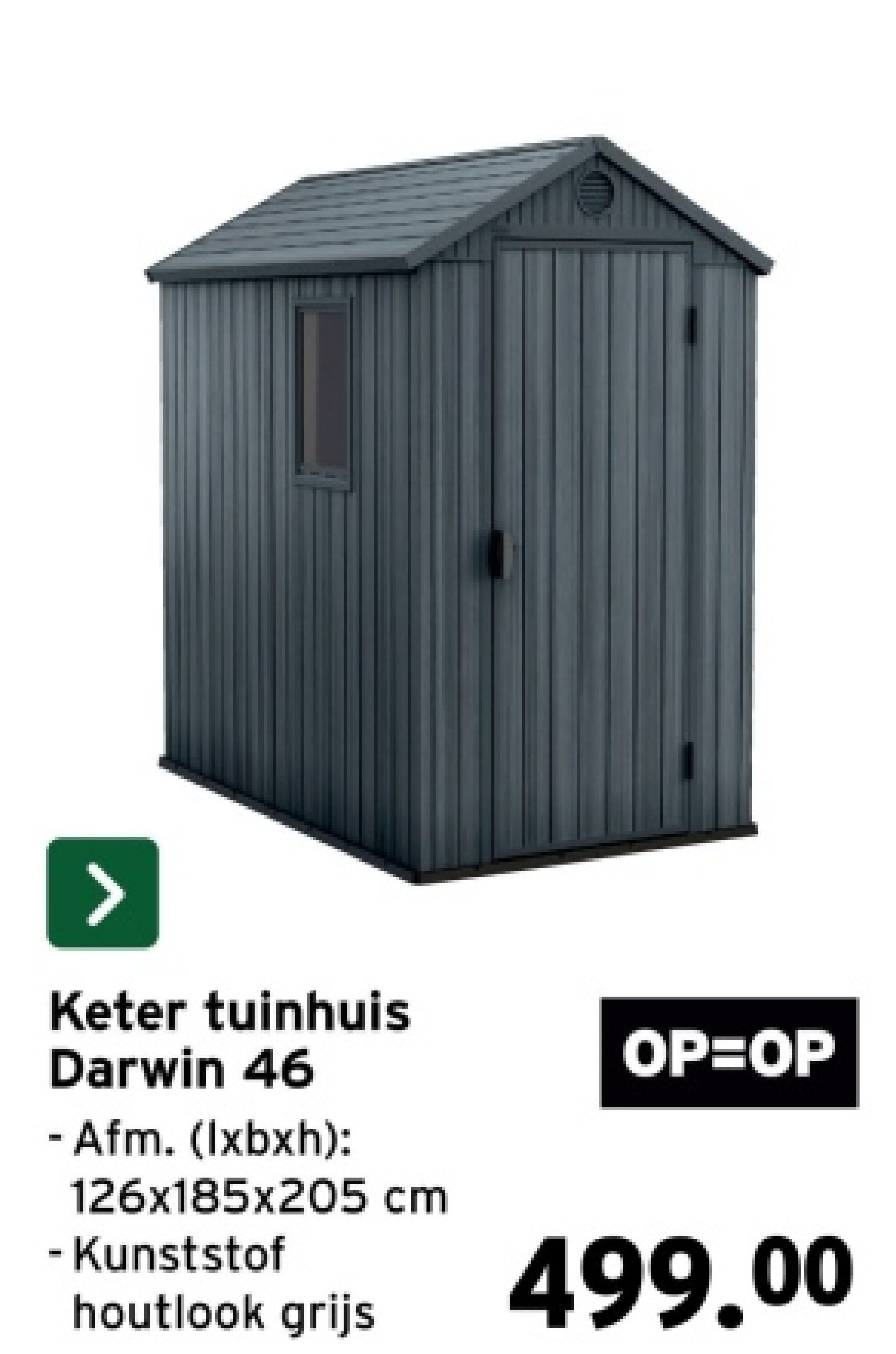 Keter tuinhuis Darwin 46