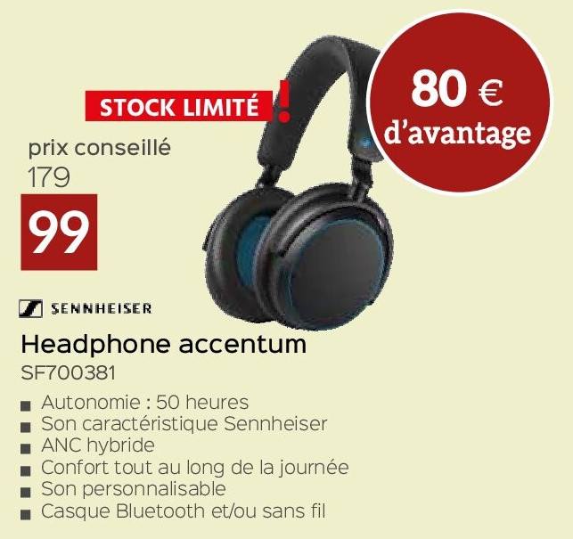 Headphone accentum SF700381