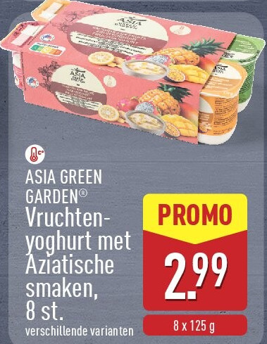 Vruchten- yoghurt met Aziatische smaken, 8st.