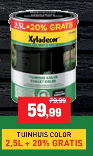 TUINHUIS COLOR 2,5L + 20% GRATIS