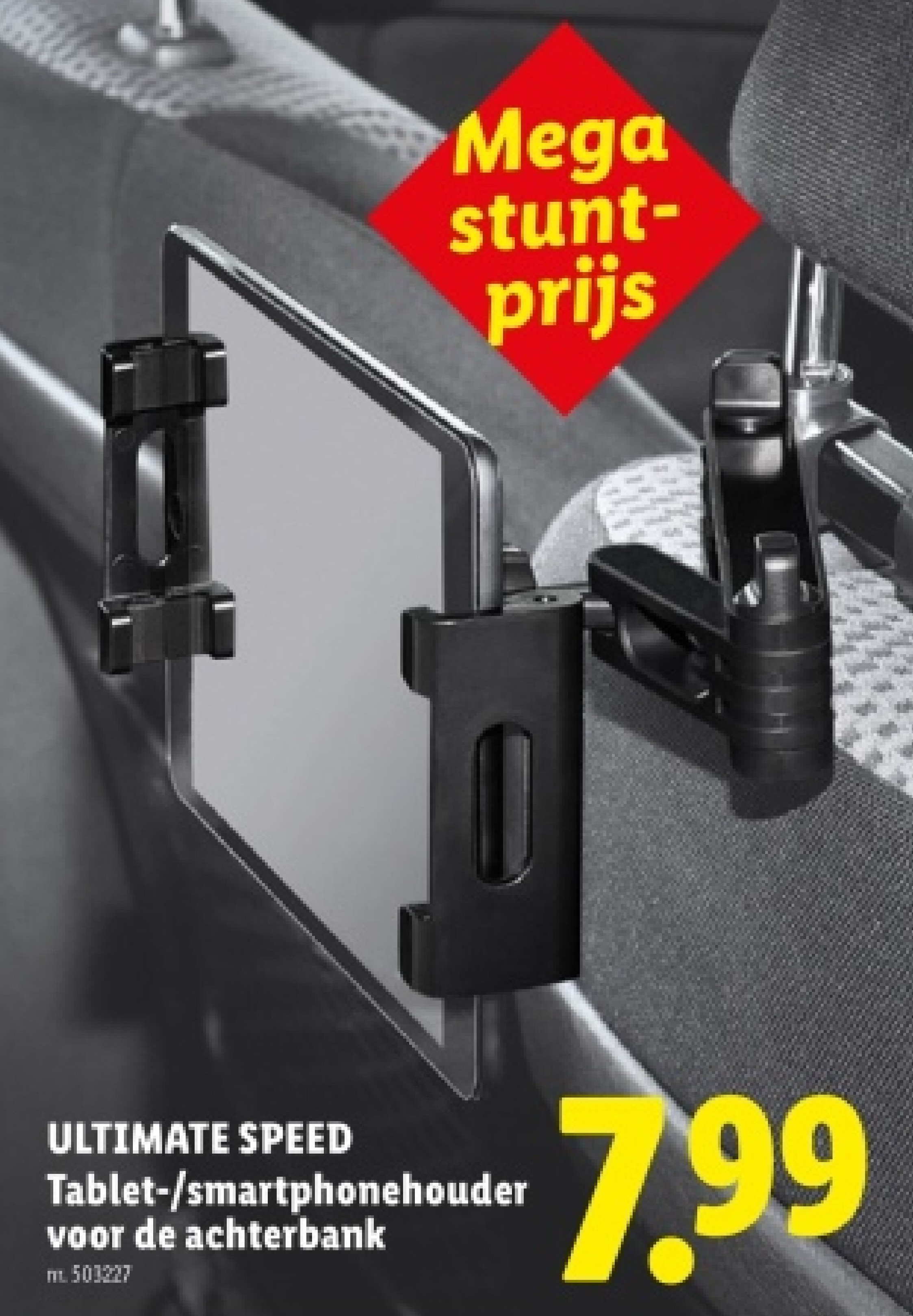 Tablet-/smartphonehouder voor de achterbank