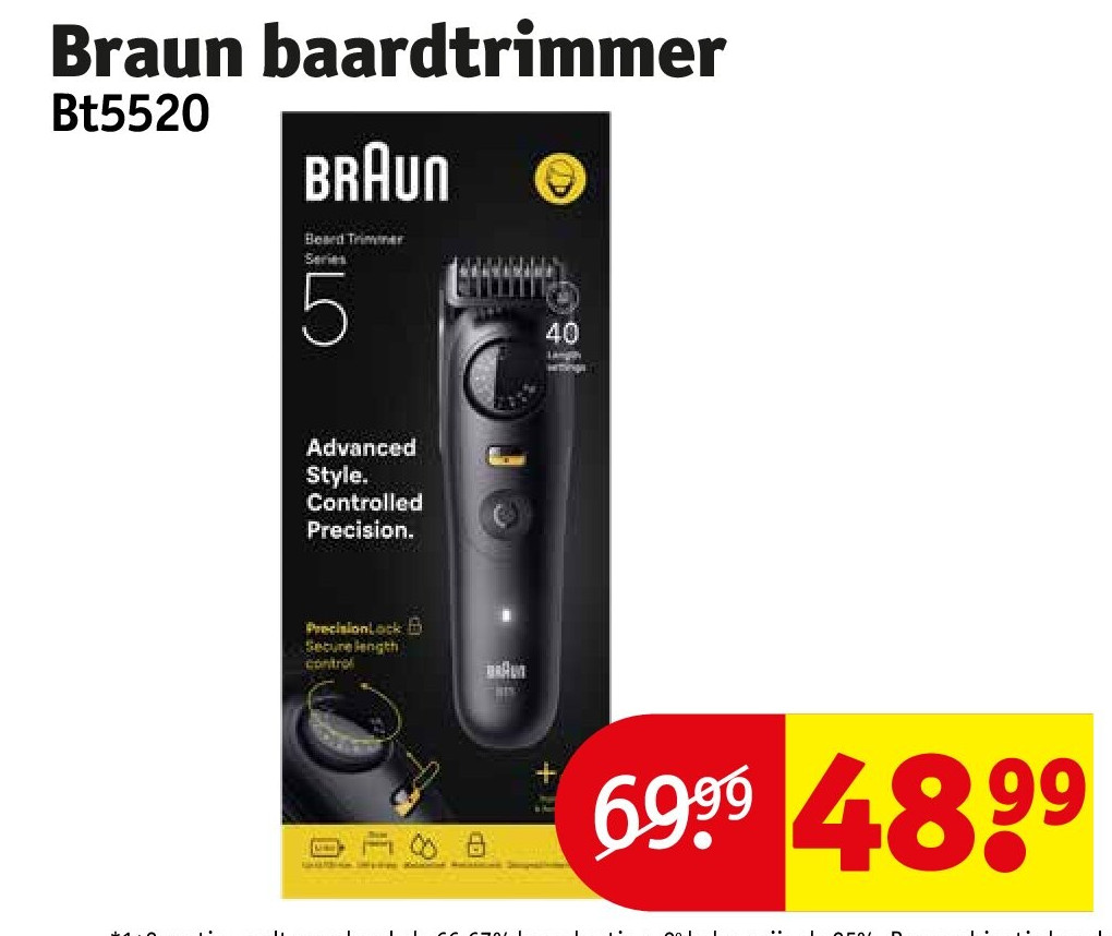 Braun baardtrimmer
