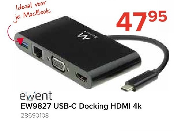EW9827 USB-C Docking HDMI 4k