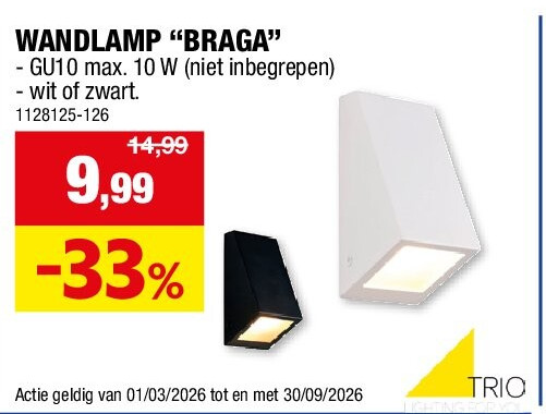 WANDLAMP “BRAGA”