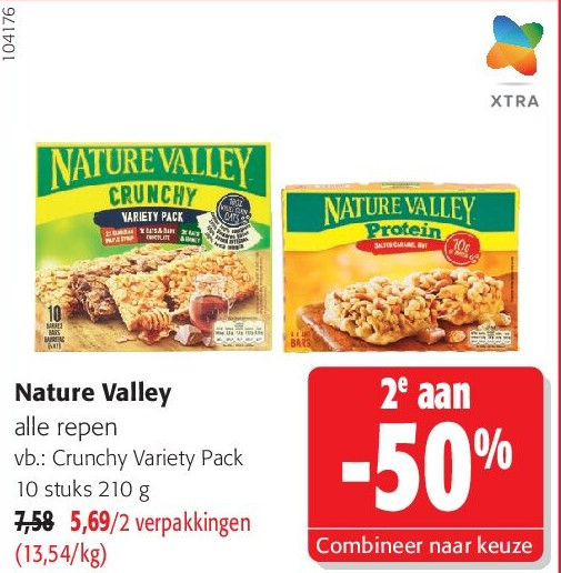 Nature Valley Crunchy Variety Pack 10 stuks 210 g