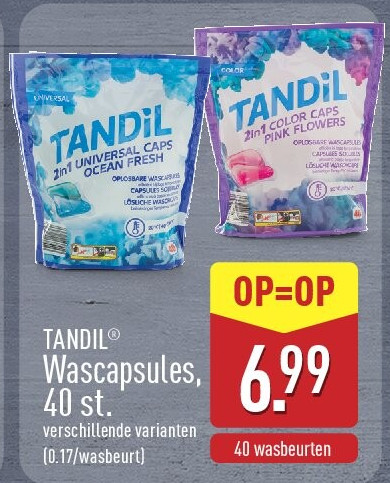 Wascapsules, 40st.