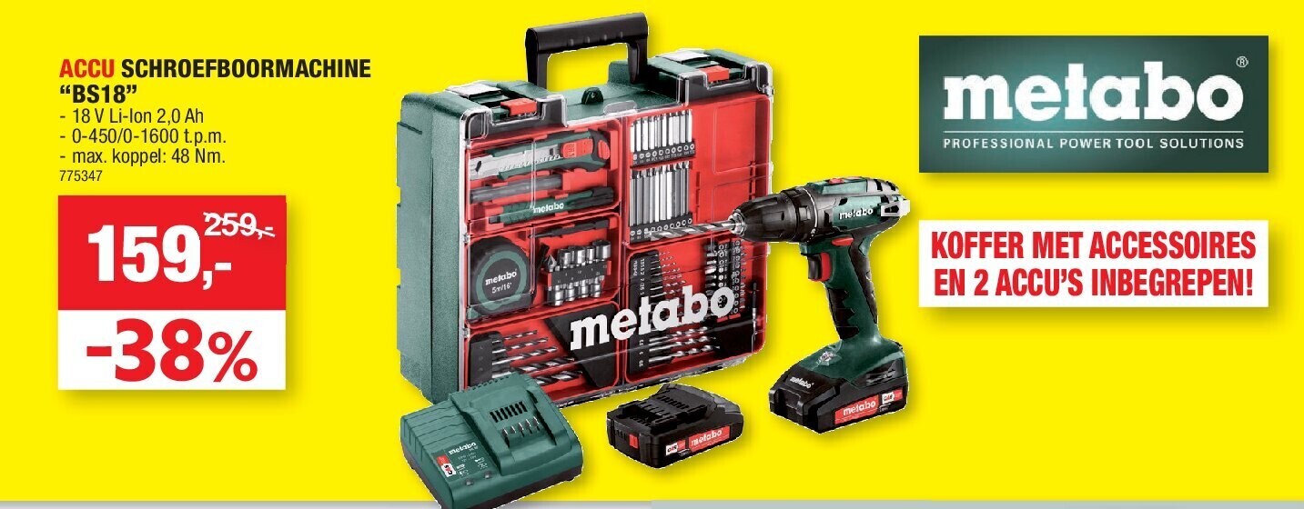 ACCU SCHROEFBOORMACHINE “BS18”