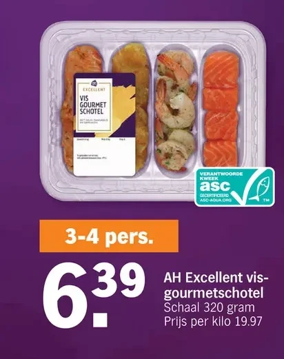 AH Excellent vis- gourmetschotel